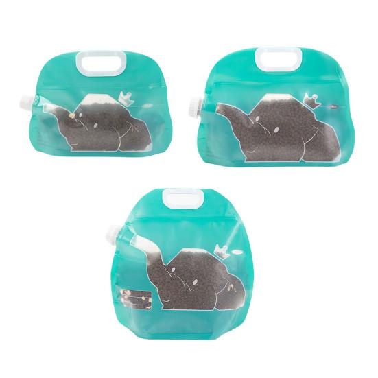 Pet Food Storage Bag Resealable Plastic Storage Bag for Dry Food Snacks Portable Pet Food Sealing Bag for Travel Camping Hiking