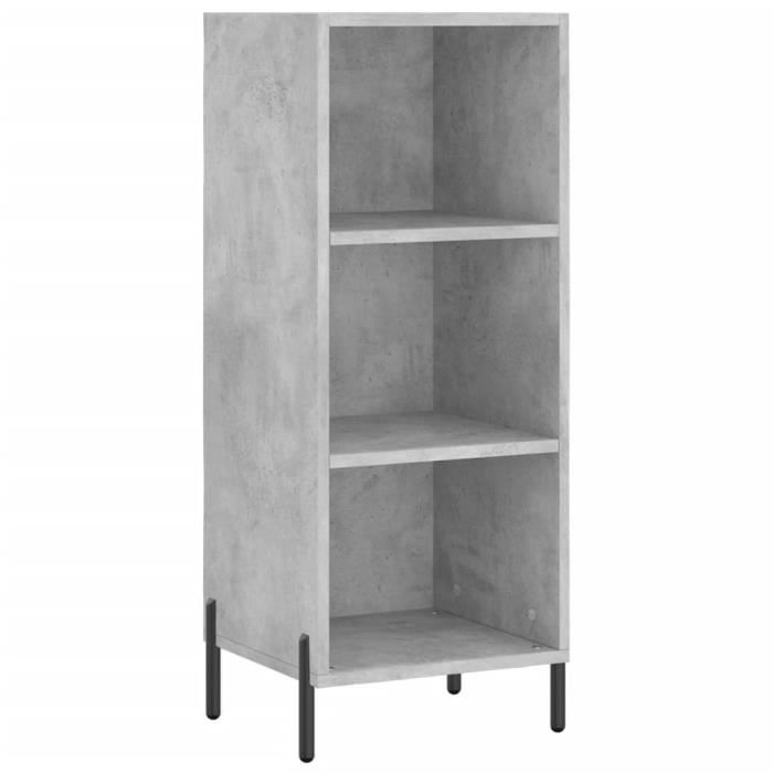 VidaXL Buffet Concrete Grey 34.5x32.5x90 Cm Engineered Wood 828744