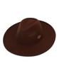 Yunibeosyeolkemiseuteuli Hard Wool Brown Fedora