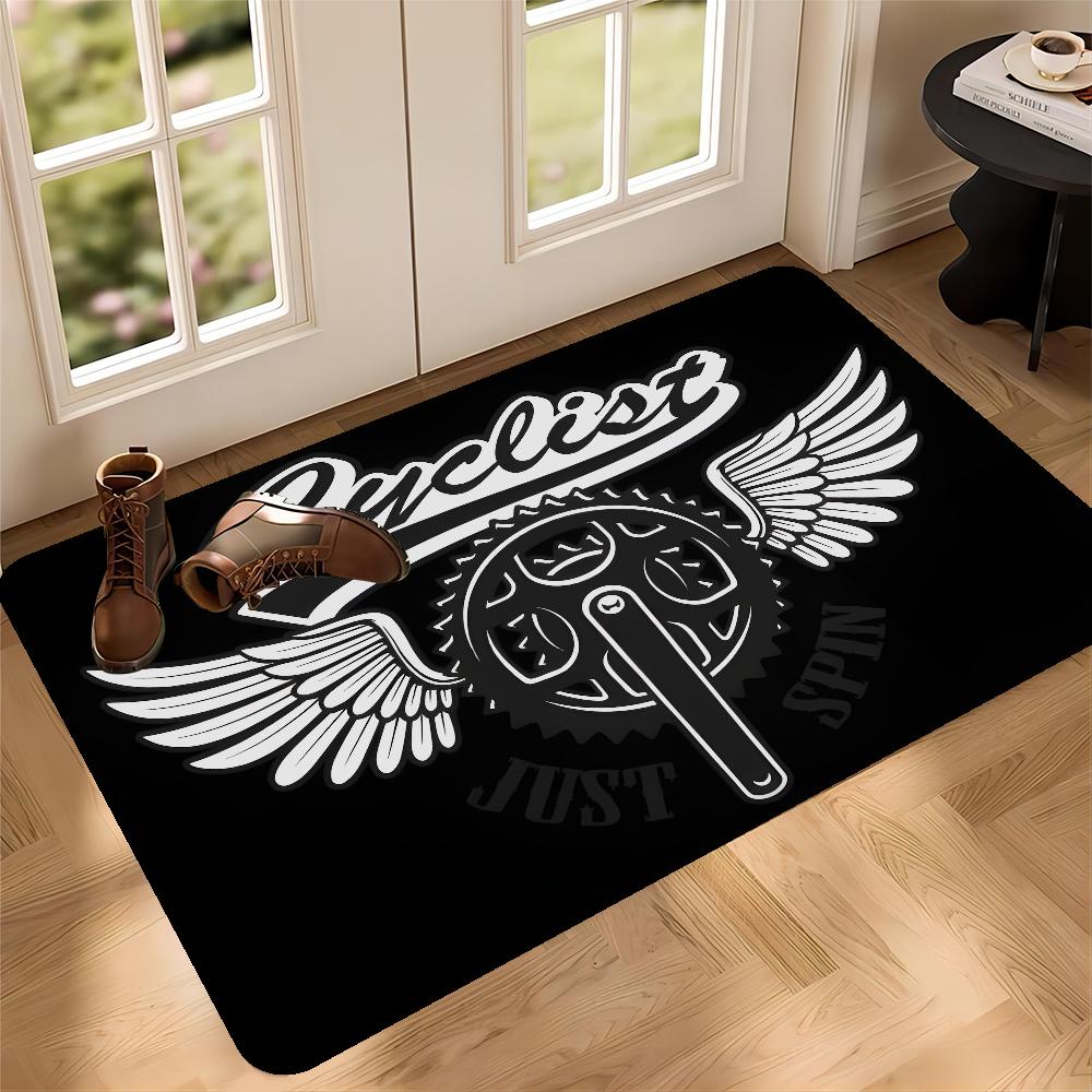 Bicycle Mountain Bike Cycling Floor Mat Nordic Style Home Doormat Bathroom-Toilet Mats Bedroom Hotel Decor Mat