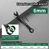 Portable 6-19MM Combination Wrench Open-end Dual-purpose Ratchet Spanner Manual Spanners Car Repair Tool