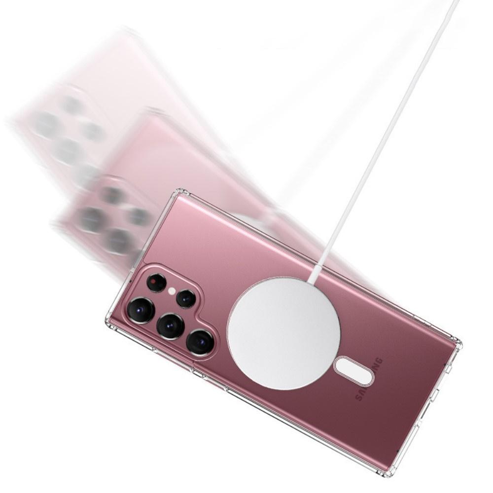 Samsung Galaxy S24 Ultra Case, Crystal TPU for MagSafe, Transparent