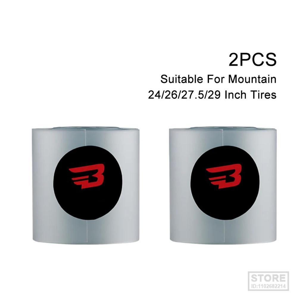 2pcs Bike Tire Patch Kits Mountain Bike Inner Tube Flat Tire Repair 40MM (universal mountain bike)#1