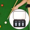 Pool Cue Tips Storage Box with 3 Durability, Professional, Premium Compact Screw Cues