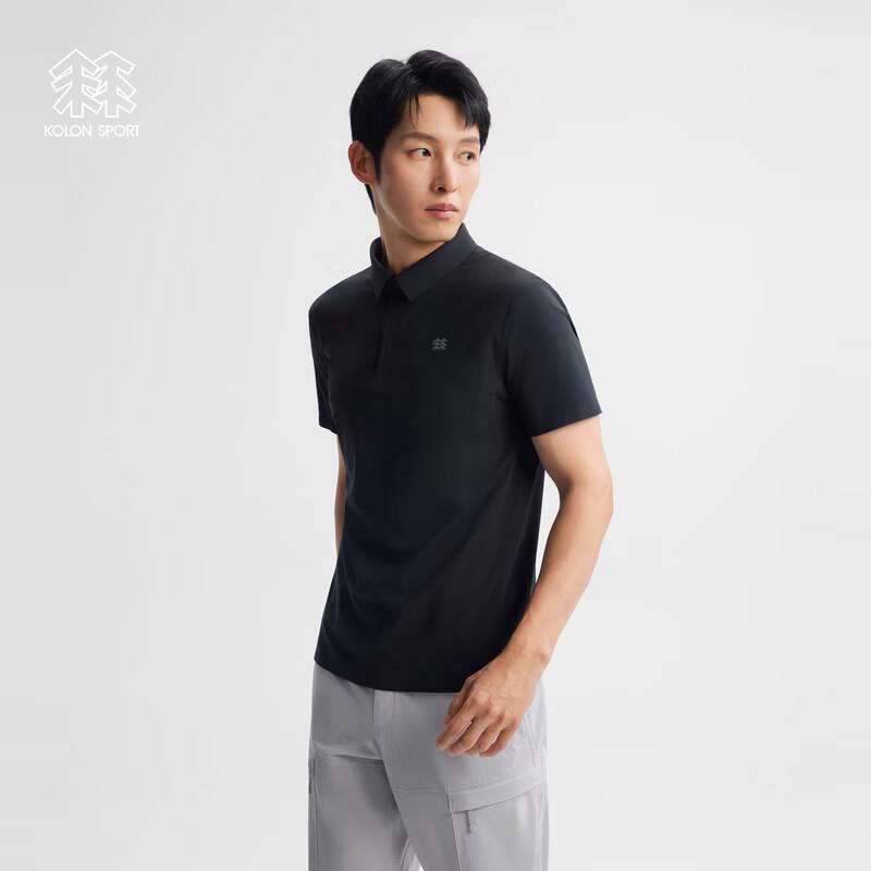KOLON SPORT Men s COLDBLACK Cooling Polo Shirt 4XL чёрный