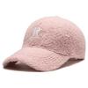 Autumn and winter new baseball cap women's hat warm ins style teddy velvet versatile face-showing lamb velvet women's hat