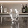 Vampire Shape Wine Glasses, Transparent Cocktail Glass with Drinking Tube, Novelty Glass Cup for Wine, Champagne, Juice, Home, Bar, Party Decor
