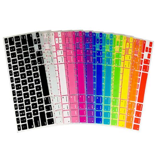 Colorful Soft Silicone Keyboard Cover for Apple Macbook Air Pro US Version Laptop