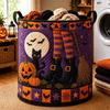 Halloween Quilted Cotton Laundry Basket Storage Organizer Home