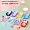 38ml Spray Small Sanitizing Spray Scented Vegan Hand Sanitizer with Keychain Perfume Alcohol Water Spray Bottle Travel