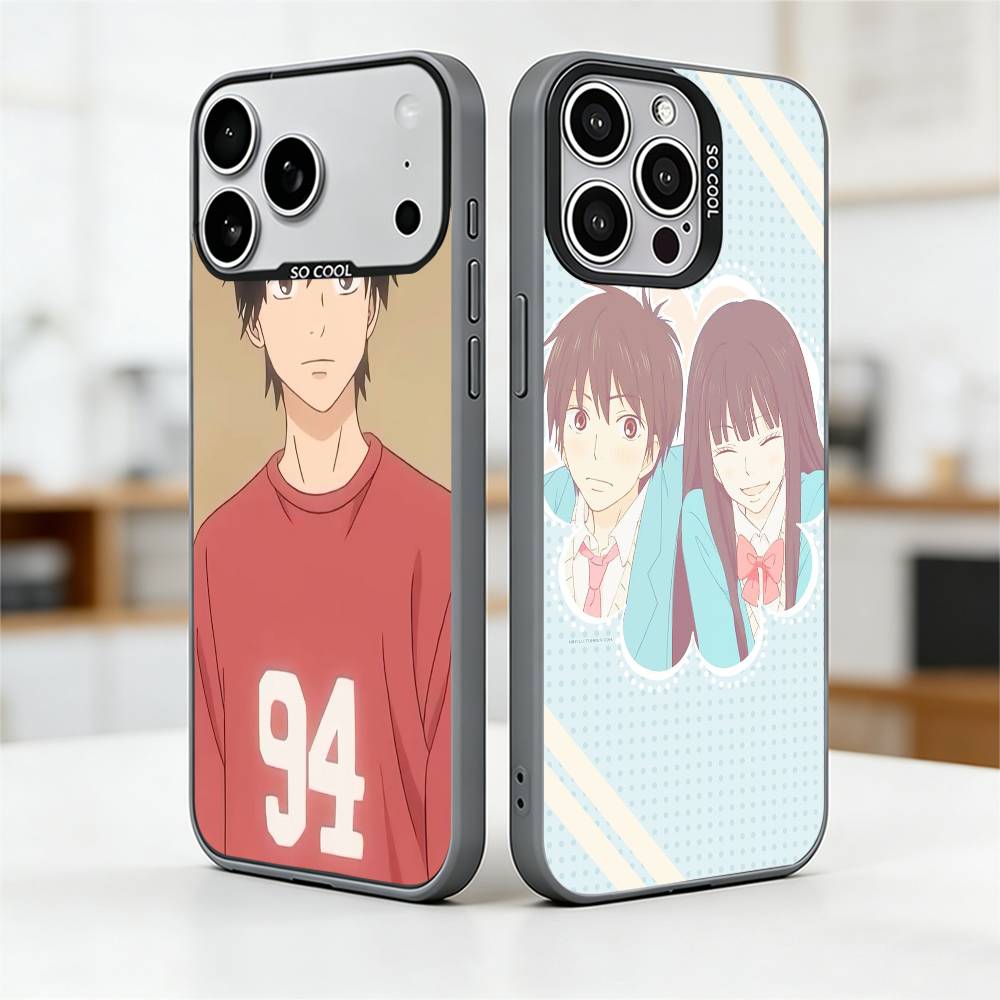 Kimi ni Todoke Phone Case For iPhone 17,16,15,14,13,12,11 Plus,Pro Max,XS,Colorful Silver Phone case Funda Cover