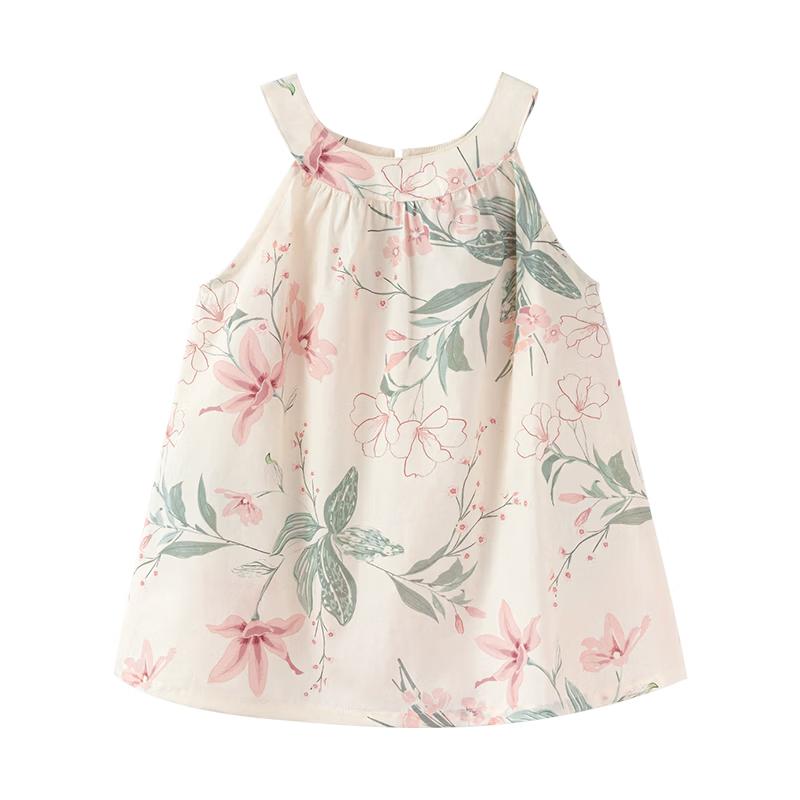 Babylove Girls  Chinese Style Pure Cotton Halter Dress 120