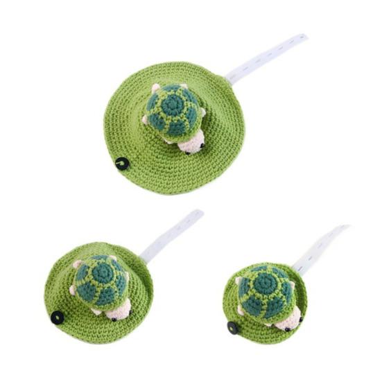 Turtle Sweater Knitted Pet Turtle Outfit Warm Winter Pet Costume with Elastic Strap for Pet Tortoise Turtle Cosplay Party Costume Photo Shoot