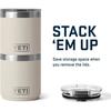 YETI Rambler 10 Oz. Stackable Lowball 2.0 Vacuum Insulated Stainless Steel with MagSlider Lid, Cape Taupe