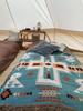 Outdoor Camping Blanket with Native American and Ortega Patterns x 160 (130 cm)...