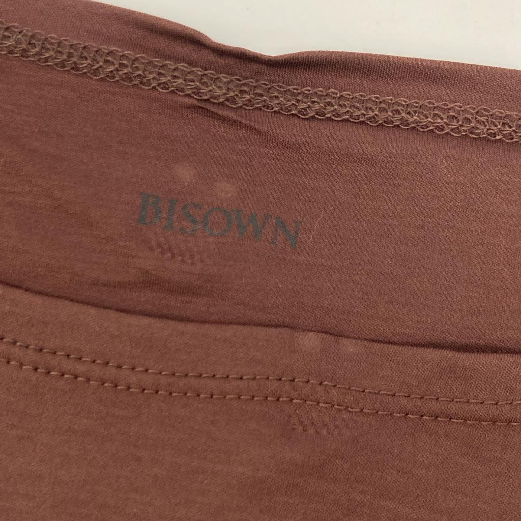 bisown 24Stainless Steel-BIS-CS02M Brown Long Basque Shirt tops 4 BrownUsed