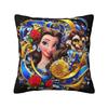 Custom Anime Beauty And The Beast Disney Nordic Throw Pillow Covers Decoration Cartoon Kawaii Romantic Fantasy Film Car Cushion