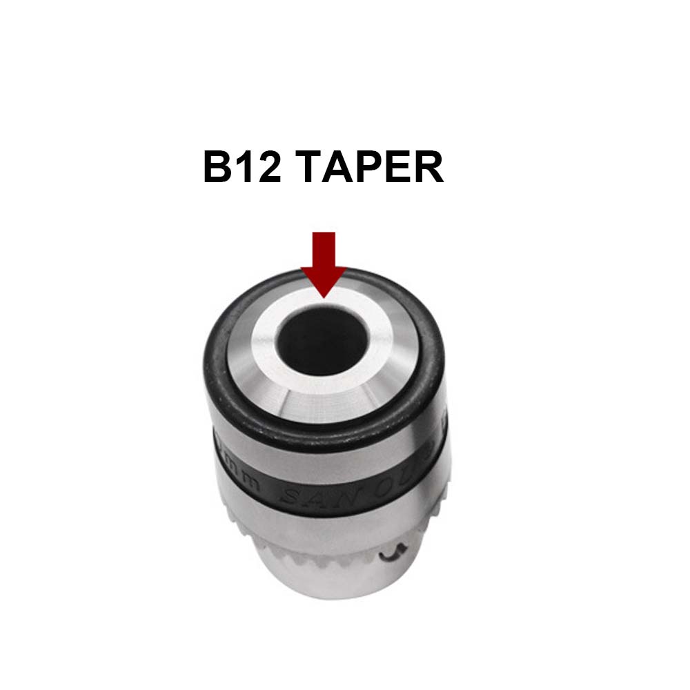 B12 1.5-10mm Drill Bit Clamp Handle Drill Clamp DIY Hand Electric Drill Tool Parts