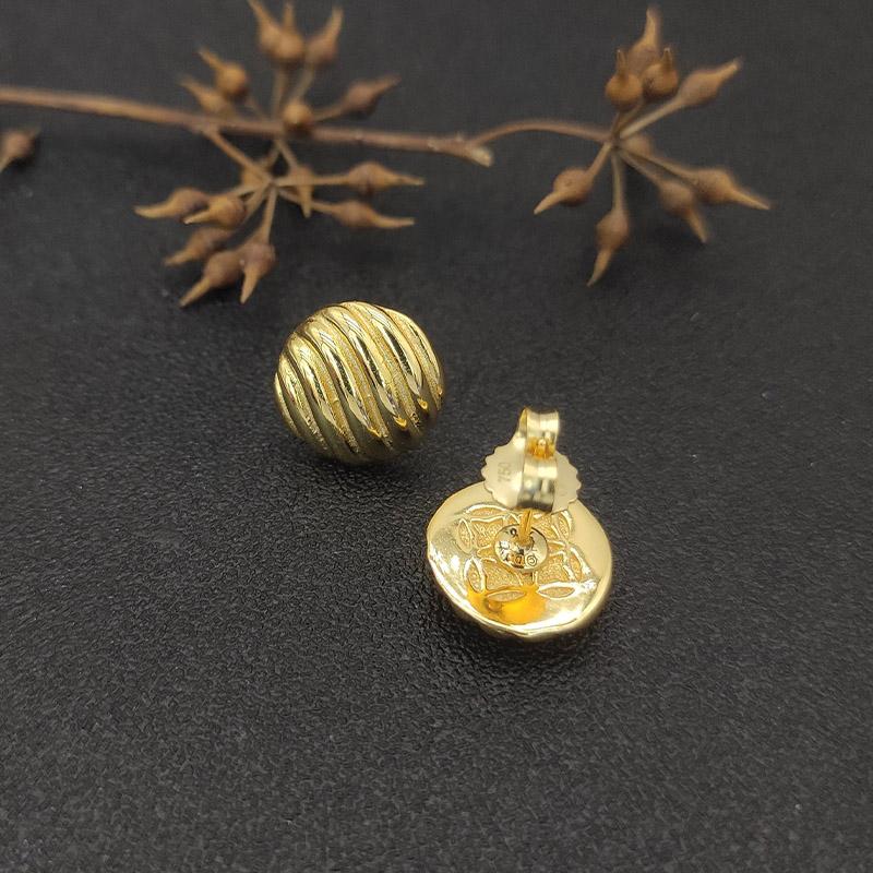High Quality Classic Fashion Jewelry Trendy David Yurm Sparkling Zircon 24K Gold Plated Original Logo Earrings Gift