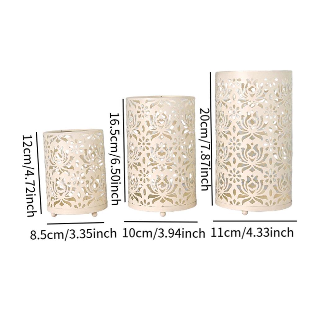 Tealight Candle Holder Cage Decor Hollow Desk Decoration Candlestick Holder for