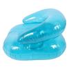 Inflatable Sofa PVC Transparent Ergonomic Blow Up Chair for Indoor Bedroom Balcony Outdoor Garden Pool Relaxation Blue
