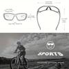 2 piezas Gafas de Moda Envolventes Polarizadas Cool Fantasy Avanzadas, Deportes al Aire Libre para Hombres y Mujeres, Ciclismo, Pesca, Senderismo, Golf