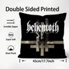 BBEHEMOTH Band Cushion Cover Plush Fabric Soft DoubleSided Printed Sofa Warm Winter Home Child Gift Pillow Case