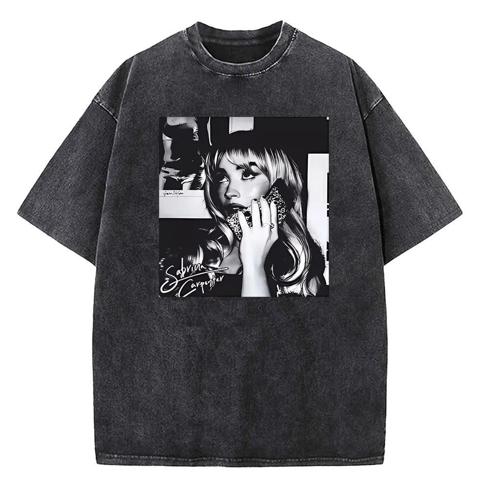 Sabrina Carpenter Wash T-Shirt Please Please Music Merch Fan S