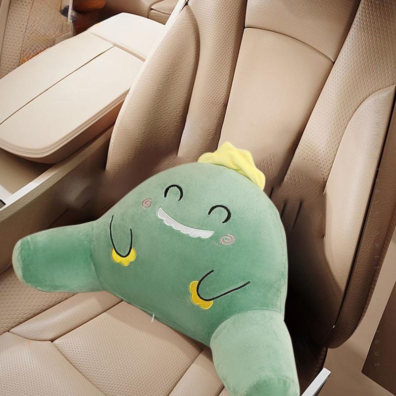 Arm Support Bed Pillow Cute Plush Throw Cushion for Sofa or Chair Waist Protector Backrest Pillow for Office Nap and Home Decor