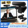 Facial Recognition Webcam 1MP 720P/2MP 1080P for Windows 10/11 Computer Web Camera Built-in Microphone for Computer Laptop