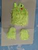 New Christmas Costumes Children's Christmas Dress Up Green Hair Glynch Costume Skirt