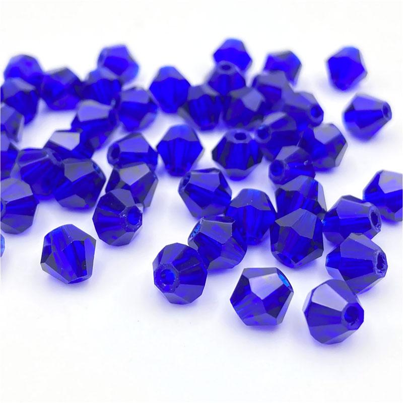 Faceted Austria 3 4 6mm Bicone Crystal Beads Spacer Glass Beads for Bracelet Necklace DIY Jewelry Making