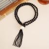 Trendy Plastic/Resin Beaded Tassel Long Adjustable Fashion Jewelry Sweater Chain Minimalist Neck Chain Gift Giving