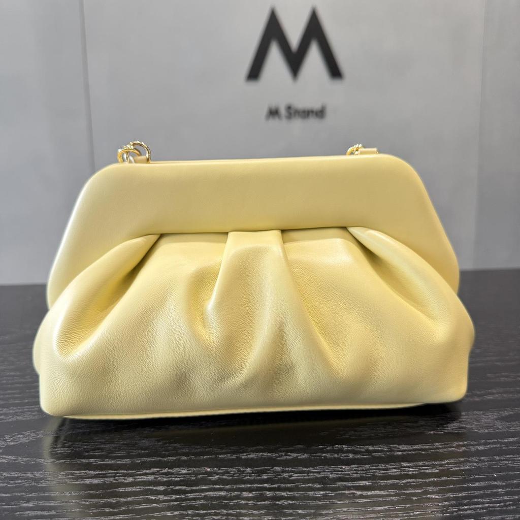 Women's Fashionable Pleated Underarm Clutch & Crossbody Bag