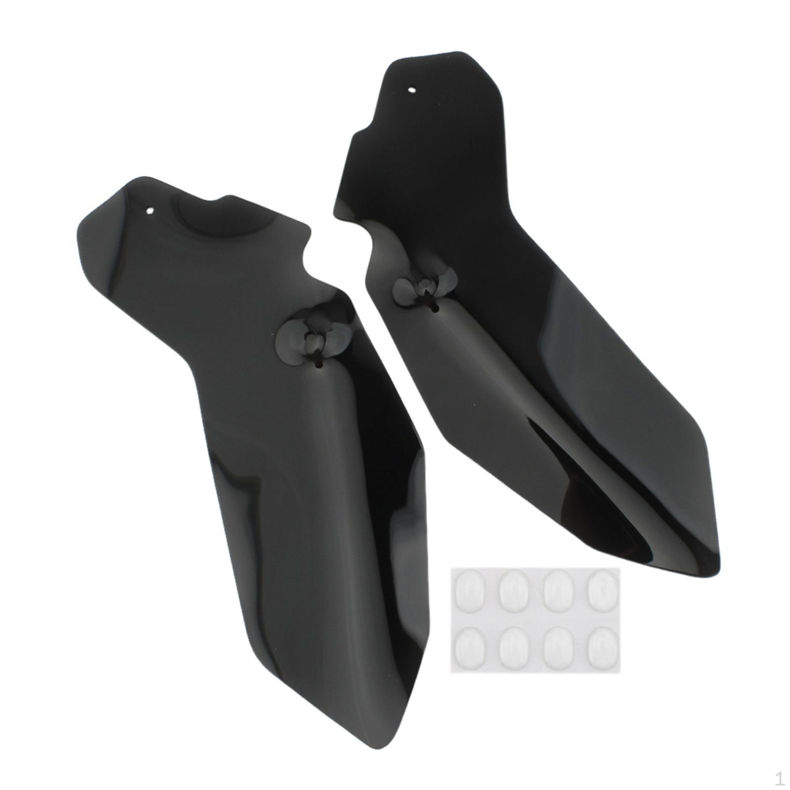 

2 Pieces Windshield Side Deflectors Replace Parts Motorcycle Accessories for GL1800 Black