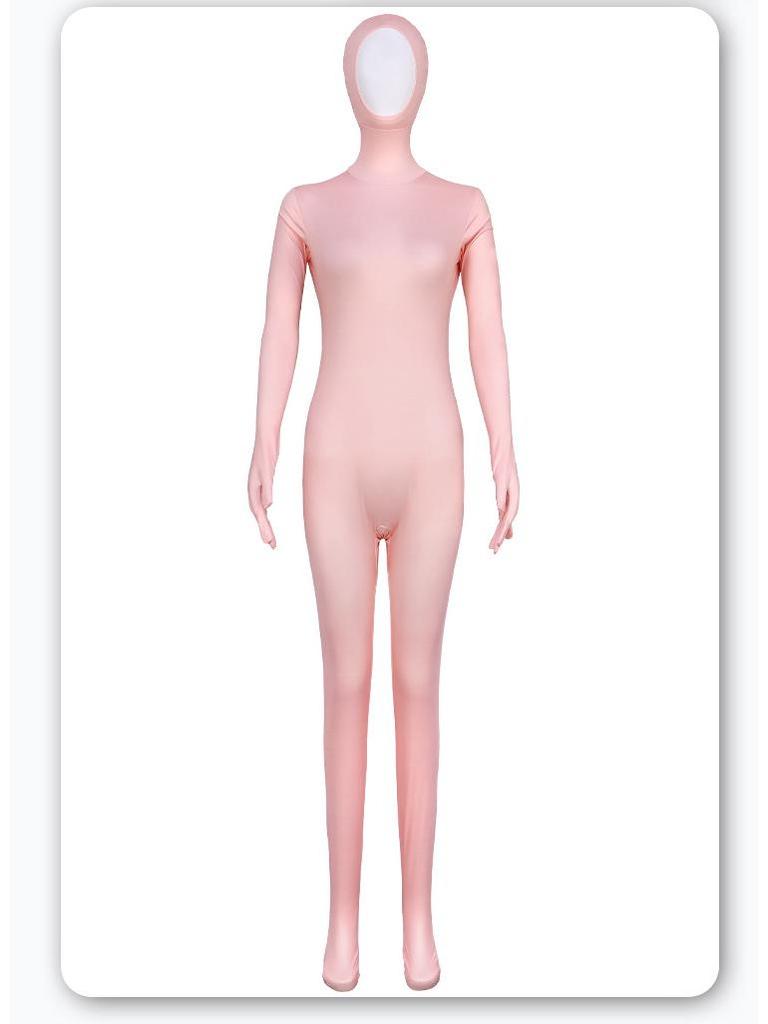 Orange Women's Full Body Zentai Suit for Stage Performance