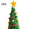 Christmas Tree Shaped Gnomes Gnome Plush Figurines, Soft Fabric Handmade Doll, Snowflake Whimsical Holiday Ornament Set And for Farmhouse Tabletop