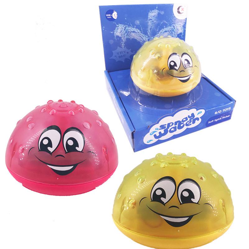 Electric Spraying Ball with Light & Music: Baby Bath Toy