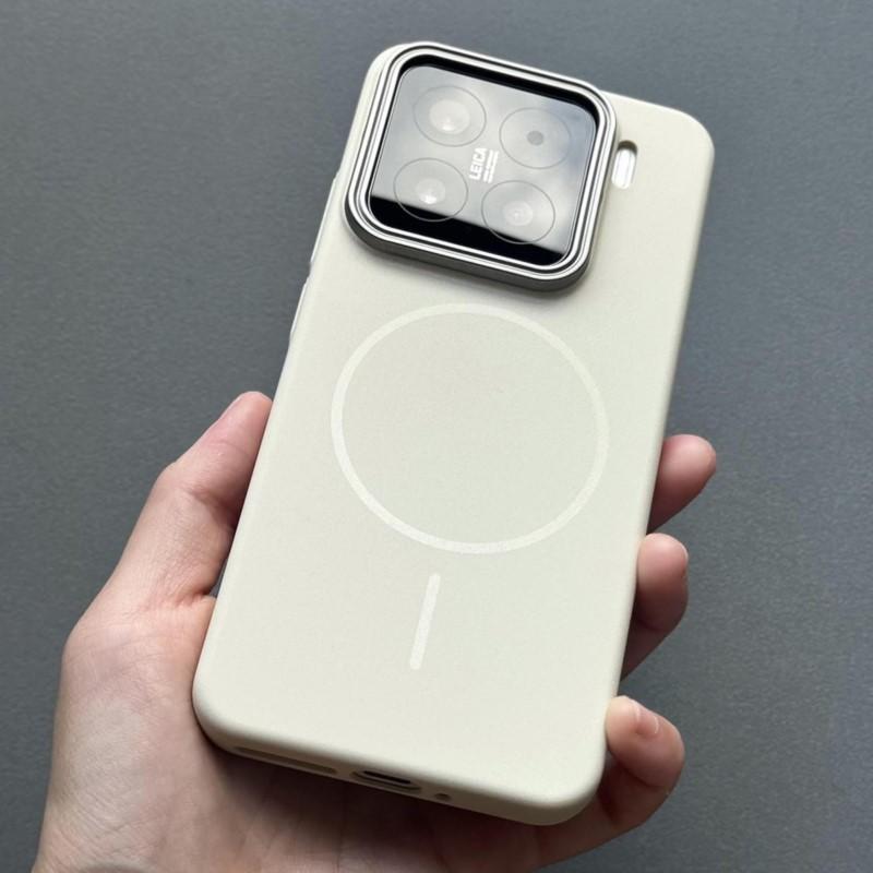 Lyxigt Sandsten Matt Mjukt Fodral för Xiaomi Mi 13 14 15 15S Pro Ultra Redmi K80 POCO F7 För Magsafe Trådlös Laddning Cover