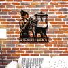 Personalized Metal Dog Groomer Sign with Adhesive Backing