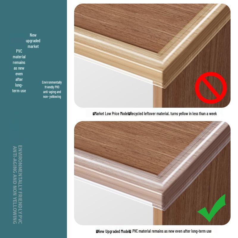 Transparent Baby Safety Corner Guard – No-Glue Edge and Corner Bumper