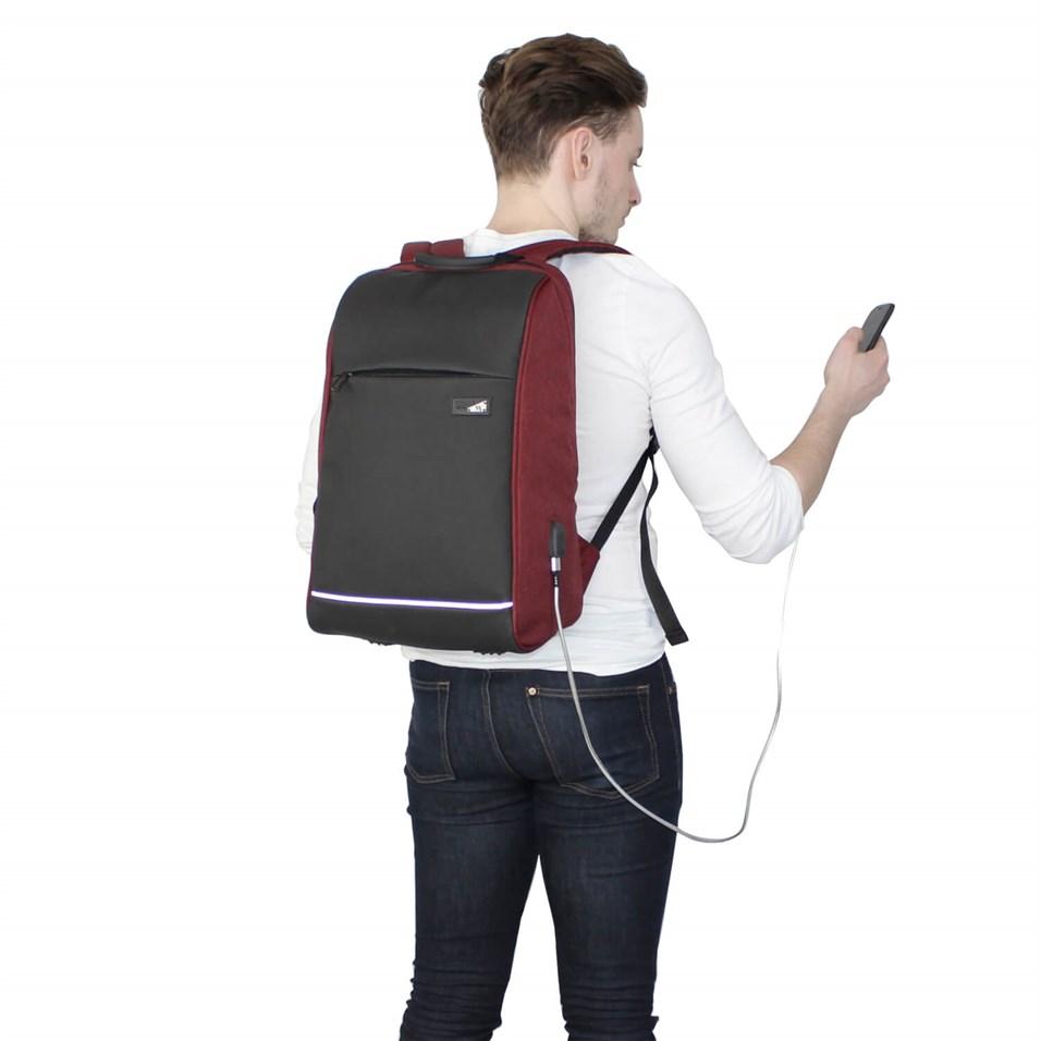 Smart Bag Smart Backpack with Usb Charge Input