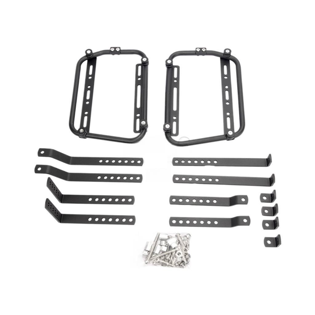 

Universal Motorcycle Side Box Bracket Rear Side Luggage Case Carrier DIY Quick Detachable for Yamaha Honda Suzuki Kawasaki чёрный