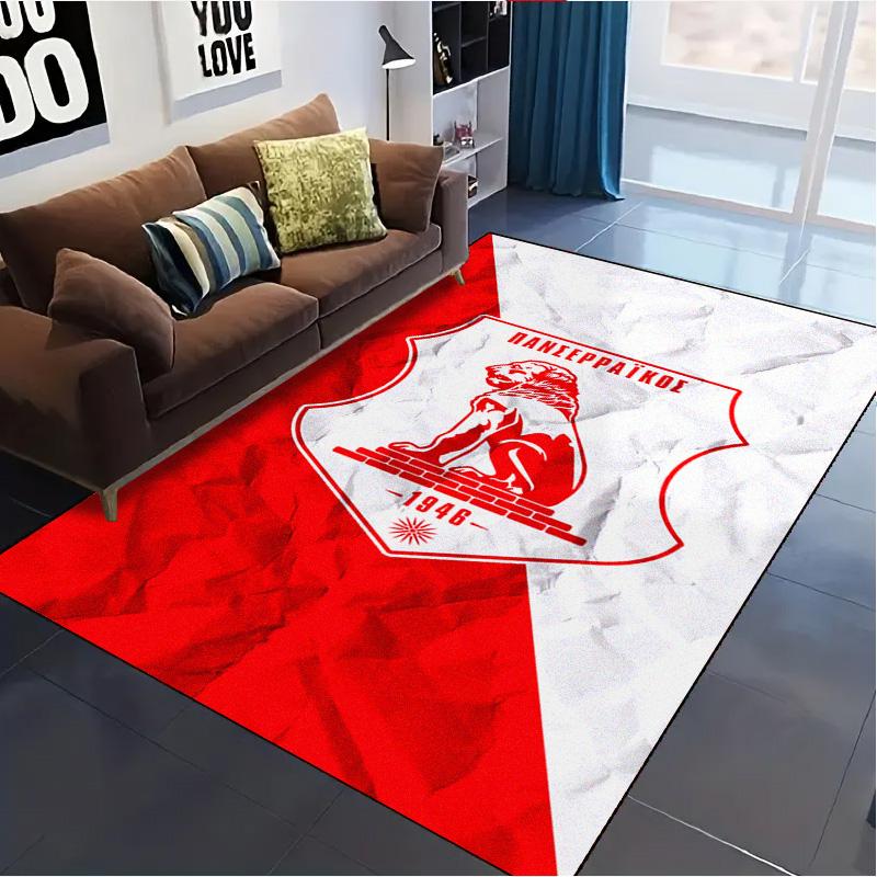 Panserraikos FC Carpet Rug for Living Room Bedroom Home Sofa Decoration,Kids Play Non-slip Floor Mat