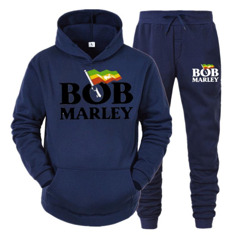 Printed Fashion Men Women Tracksuit Casual Hoodie And Pants 2pcs Sets Oversized Pullover Trend Sweatsuit Men Clothing