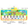Children Folding Piano Keyboard Blanket Baby Music Carpet Play Mat Educational Toys