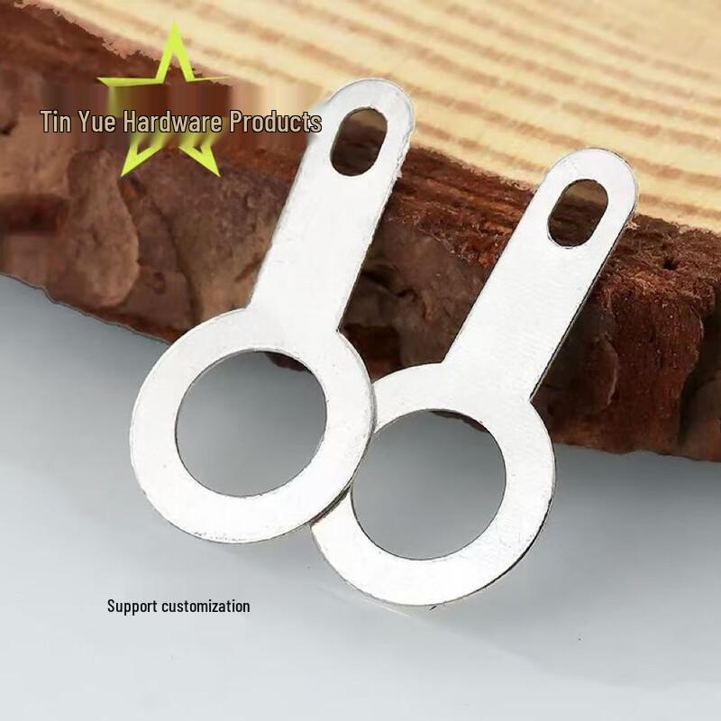 OIMG Copper Silver-Plated Round Welding Terminal Lugs