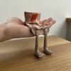 Resin Sitting Legs-Shaped Flowerpots Skirt Pants Creative Leggy Planter Cute Unique Cantilevered Plant Pots for Plant Lovers