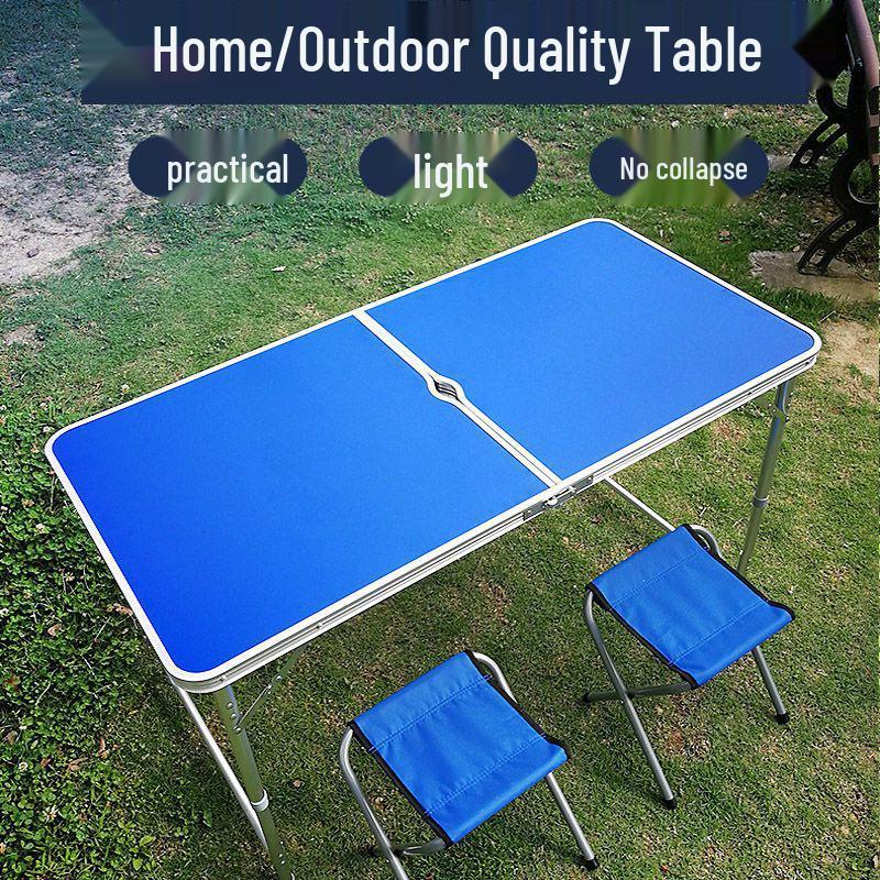 Portable Outdoor Folding Table & Chairs for Street Vendors and Camping