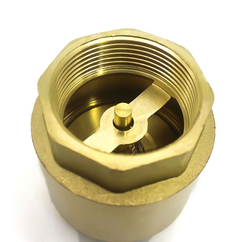 Vielseitige Messing-Rückschlagventile Langlebig 1" Messing-Rückschlagventil Rückflussverhinderer 1 Zoll für Brunnen-Saugschlauch Waschen